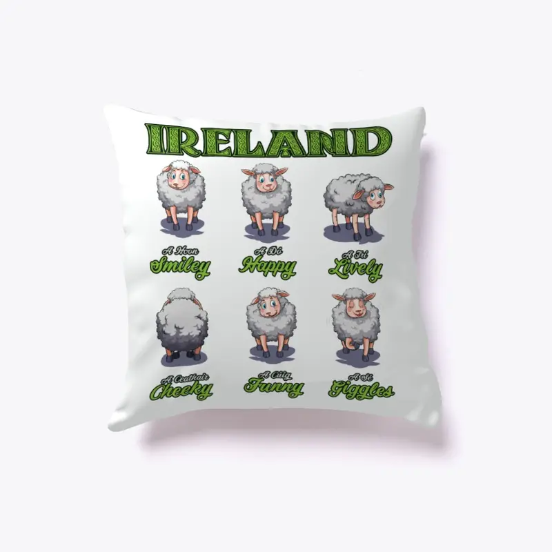 Happy Sheep Irish St Patrick Farmer Gift